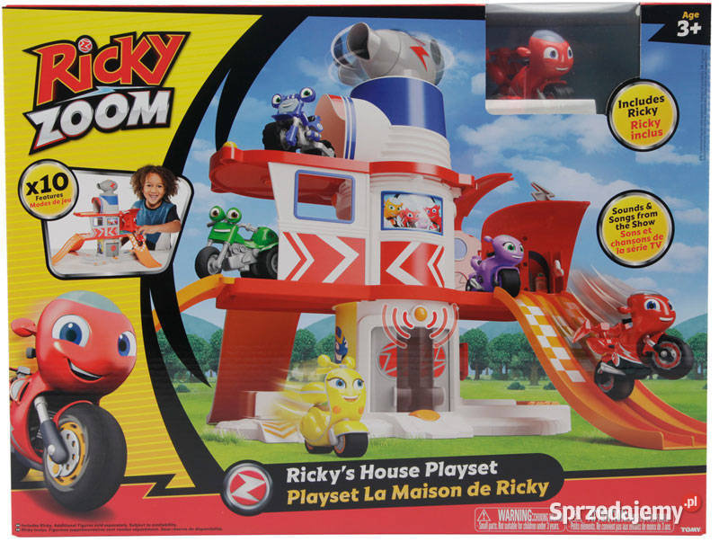 Motor Motocykl Ricky Zoom Baza z Dźwiękiem Mogilany