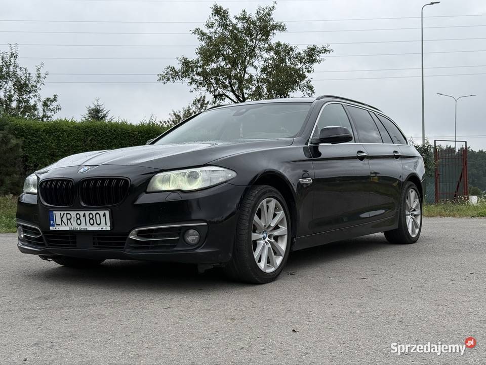 BMW 525d XDRIVE czarny lubelskie Kraśnik