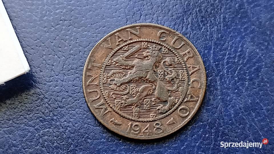 Stare monety 2 12 cent 1948 Curacao Lesko