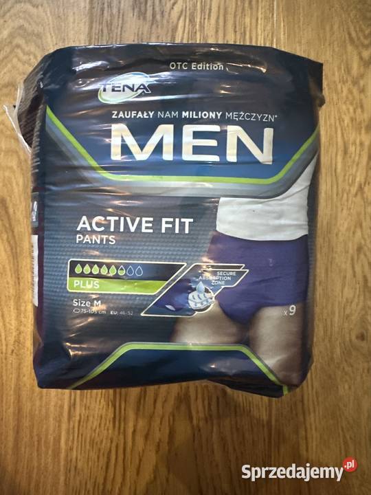 Tena Men Active Fit Pants Plus Majtki chłonne 12 Pozostałe Zabrze sprzedam