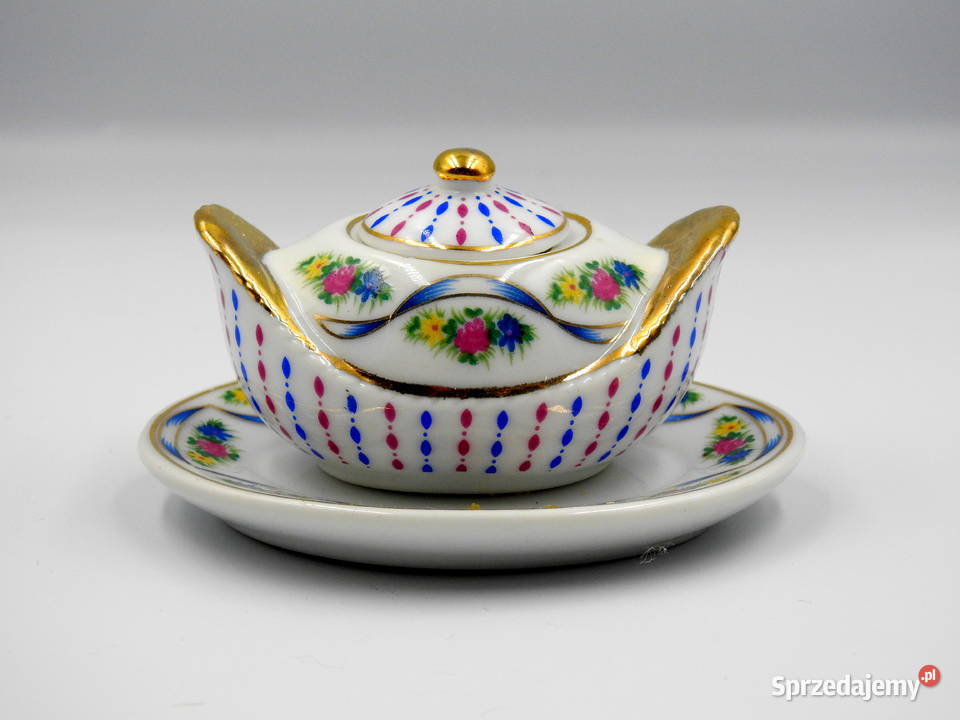 Porcelain Art mini waza kolekcjonerska z Porcelana i szkło sprzedam