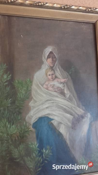 STARY OBRAZ MATKI BOŻEJ NIEUSTAJĄCEJ POMOCY Piła sprzedam
