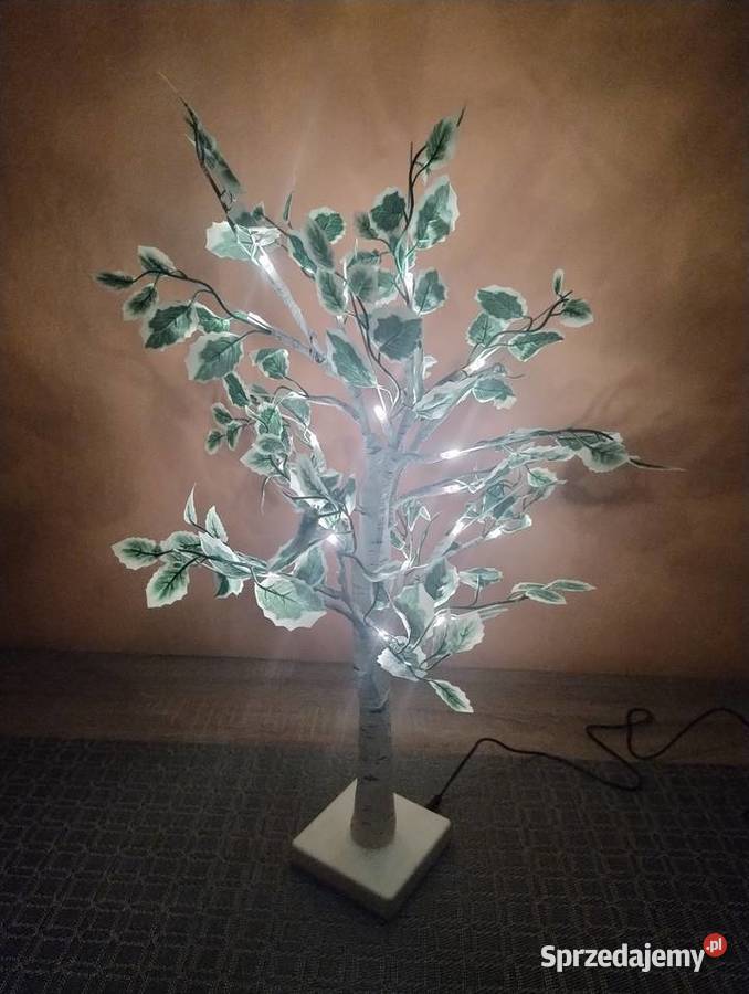 NOWA Lampka nocna LED drzewko Brzoza USB Lampy stołowe i nocne Blachownia
