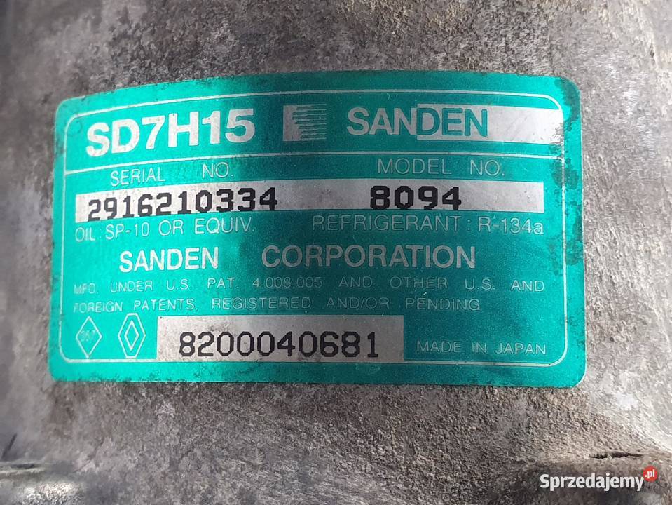 SPRĘŻARKA KLIMATYZACJI Volvo S40 V40 19 DCI