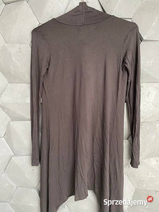 Czekoladowa narzutka bluzka ZARA M Lubartów