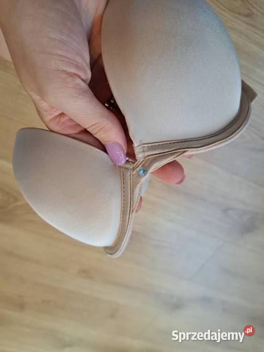 Beżowy biustonosz Ensored rozmiar 75B Inna marka Trąbki Wielkie