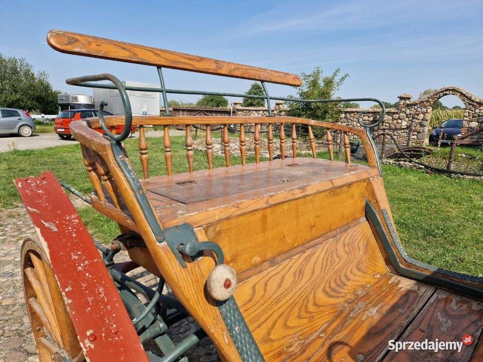 Powóz konny bryczka drewniana do rewnowacji Dolsk