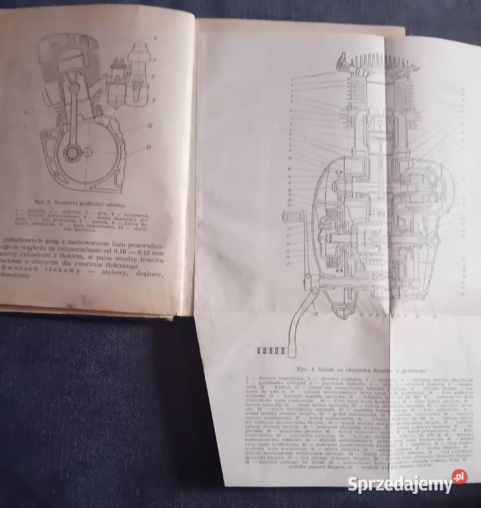 Książka Motocykl Iż 49 Wydawnictwo MON 1955 r Koźminek