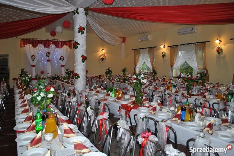 Dekoracja sali weselnej