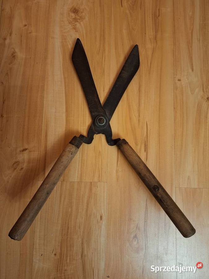 Stare solidne nożyce ogrodowe Szubin