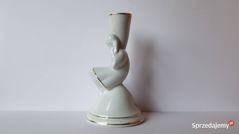 Lampa figurka Róg obfitości Ćmielów porcelana Dąbrowa Górnicza sprzedam