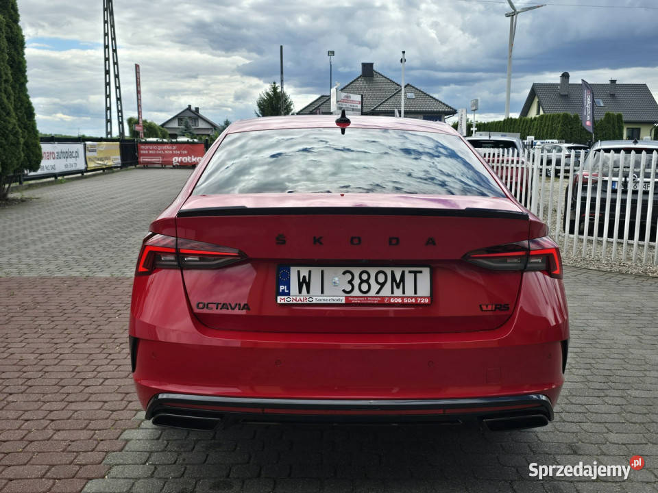 koda Octavia RS Pakiety 20 TSI 245 DSG Salon nawigacja kujawsko-pomorskie Włocławek
