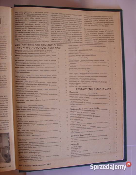 Auto Technika Motoryzacyjna pełny Rocznik 1987 Łódź sprzedam