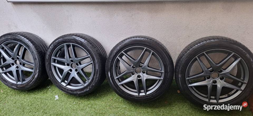 Sprzedam felgi aluminiowe 24545R18 z oponami Sulmierzyce