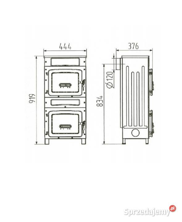 Piec KAMINO Piece wolnostojące Tomaszów Mazowiecki sprzedam