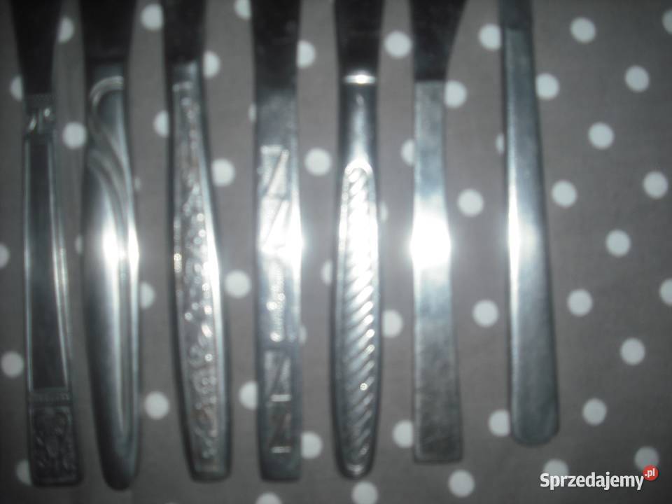 Noże stołowe nierdzewne inny kolor Warszawa sprzedam