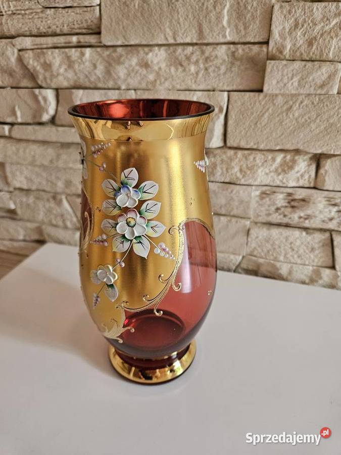Luksusowy Wazon Murano Tre Fuochi Bohemia kujawsko-pomorskie Kowal sprzedam
