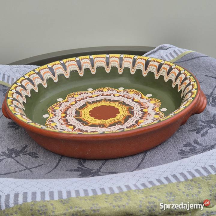 pojemnik do zapiekania do tarty kamionkowy śląskie Warszowice