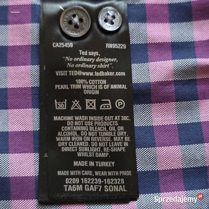 Męska koszula marki Ted Baker London L 4 pomorskie sprzedam