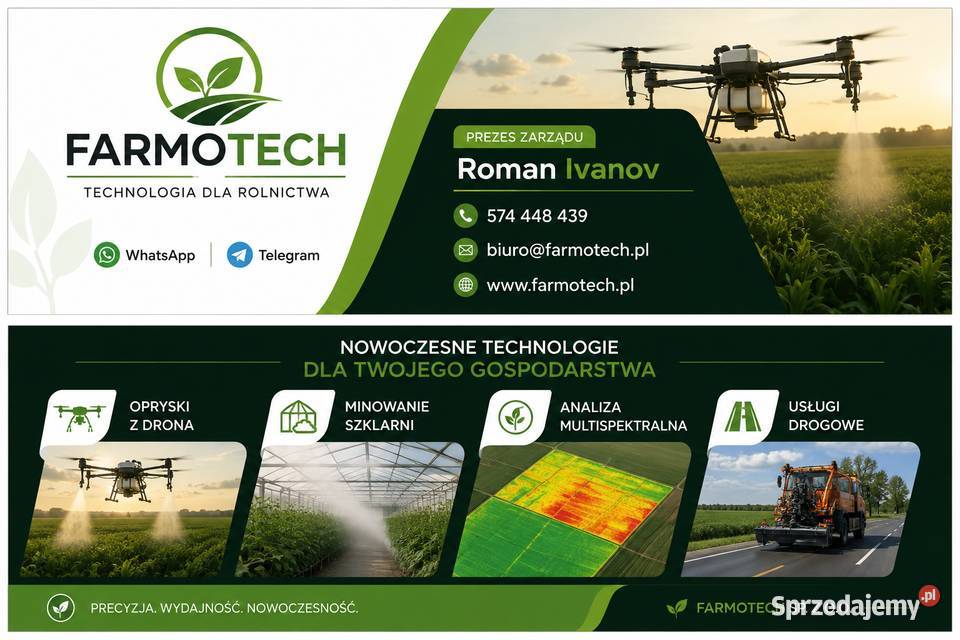 Operator dronów DJI A1A2 STS01 AGRO Współpraca Słomin