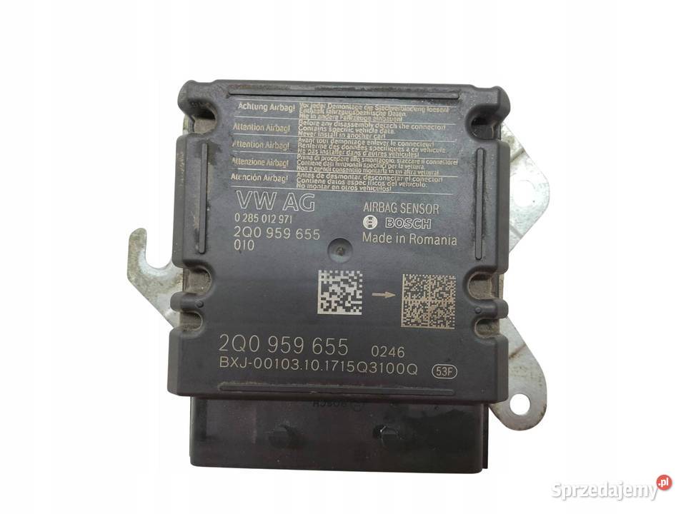 SENSOR AIRBAG 0285012971 2Q0959655 2Q0959655 VW Rok produkcji 2017