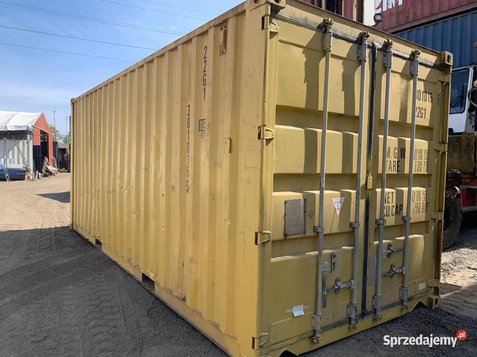 Kontener magazynowy 20DV 6 metrowy szczelny Łódź sprzedam