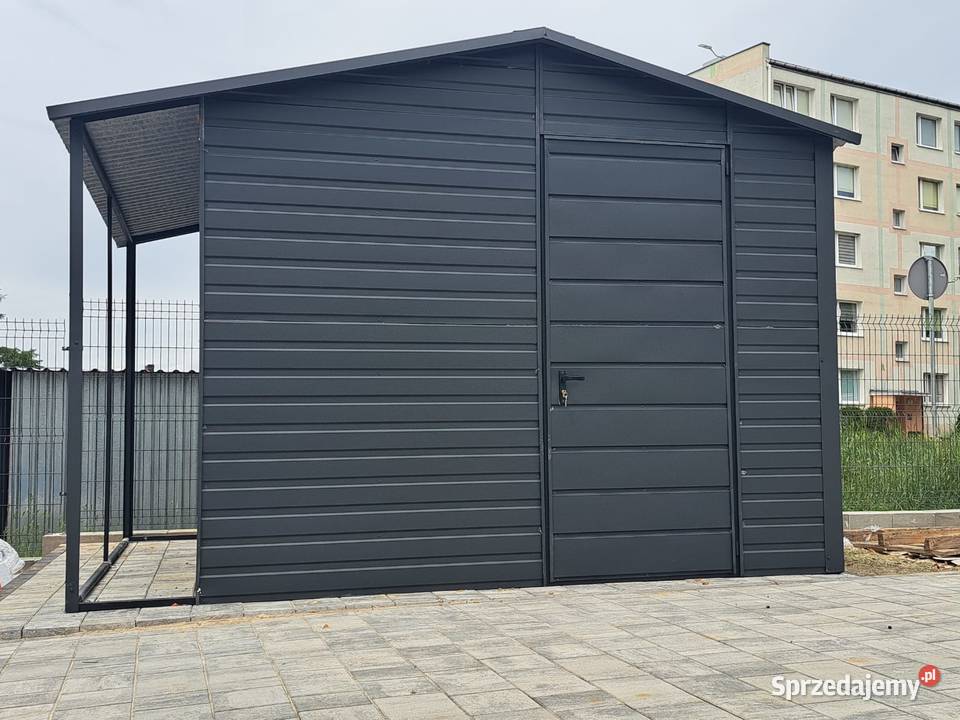 Wiata Narzędziowa Garaż Blaszany Schowek Altana Myślenice