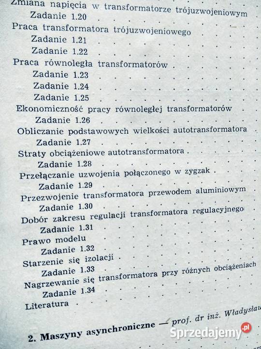Maszyny elektryczne w zadaniach unikatowe Warszawa