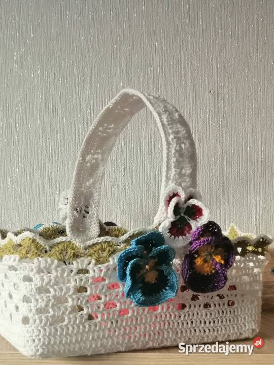 Koszyczek wielkanocny prostokątny Dekoracja śląskie Katowice