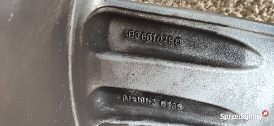 Koła felgi Audi RS6 C5 9Jx19H2 ET35 Opony