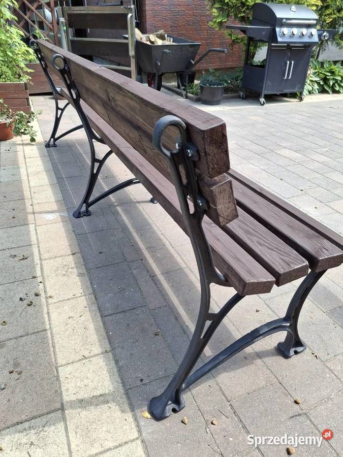Ławka ogrodowa solidna Dąbrowa sprzedam