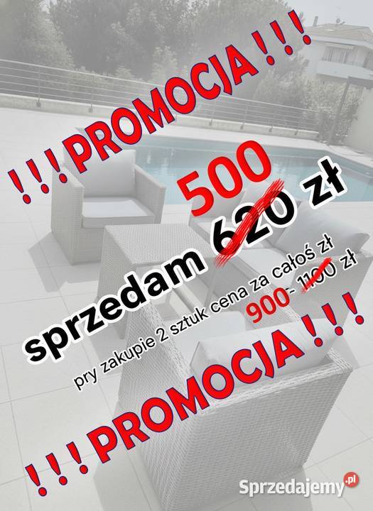 Elegancki zestaw mebli ogrodowych Idealny na Legnica