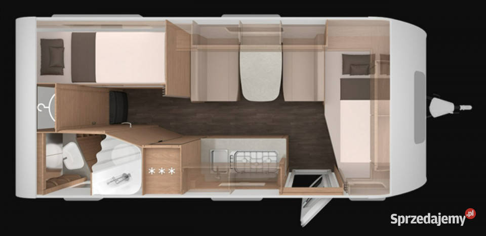 przyczepy kempingowe Knaus Sport 500 KD z dużą Janki