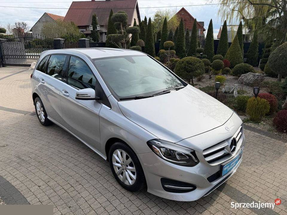 MercedesBenz Klasa B 180 CDI 7GDCT 109 2015r srebrny Klasa B Krotoszyn