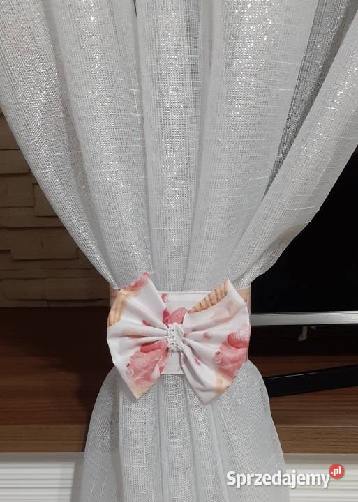 Firanki zasłonki różowe babeczki wielokolorowy