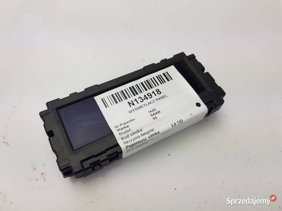 WYŚWIETLACZ PANEL EKRAN 13233979H SAAB 95 III kujawsko-pomorskie Lipno sprzedam