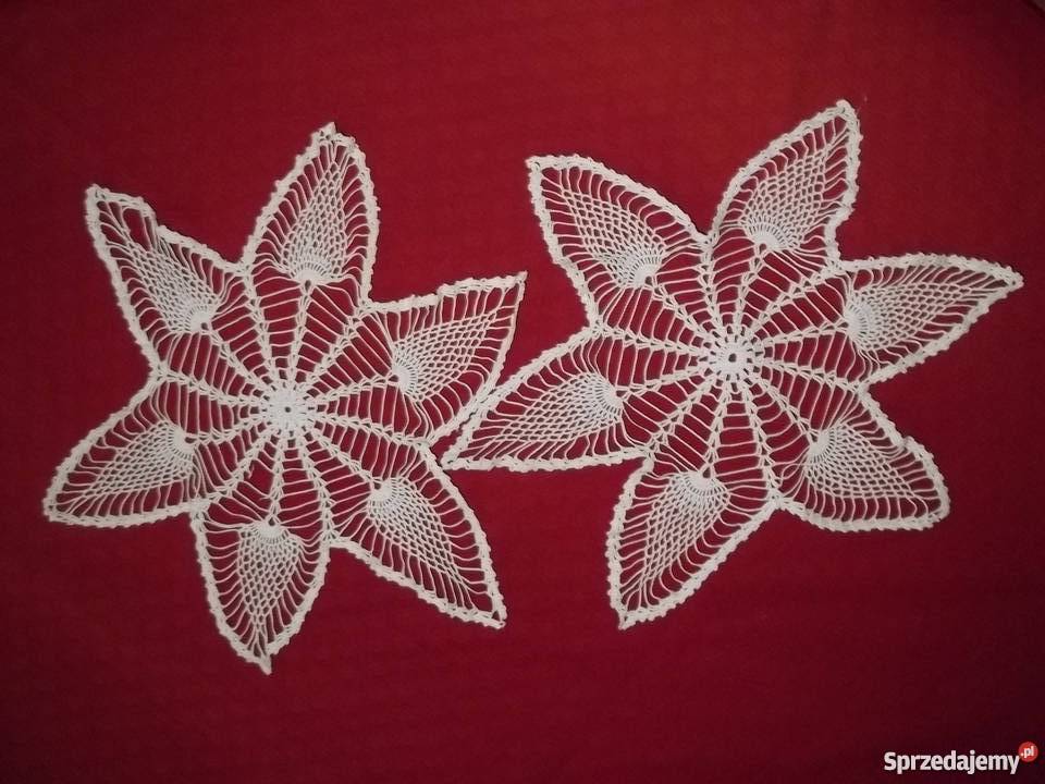 Serwetka szydełkowa serweta serwetki RĘKODZIEŁO Łódź