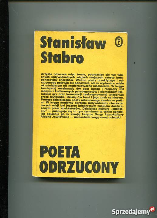 Poeta odrzucony Stanisław Stabro Szczecin