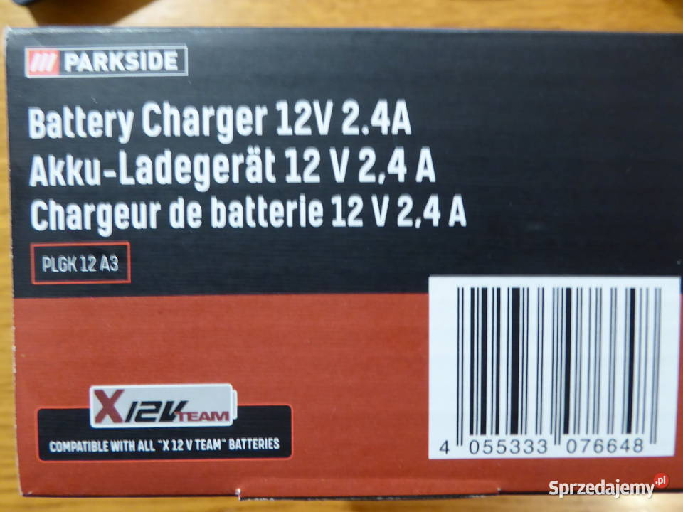 Nieużywana ładowarka 12V24A50W PARKSIDE PLGK 12 Olsztyn sprzedam