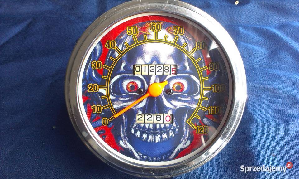 Harley licznik prędkościomierz linka skull EVO Rybnik