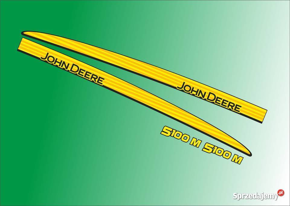 naklejki john deere 5100M Jeżewo
