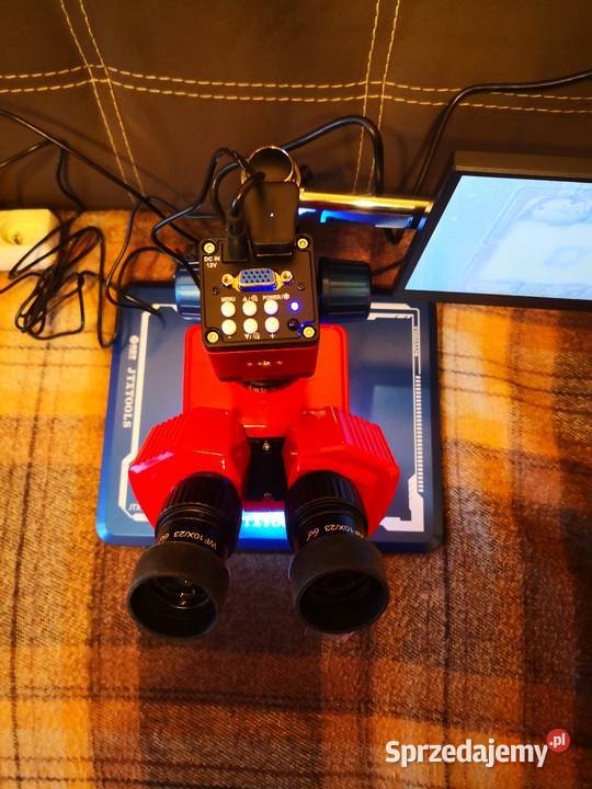 Mikroskop stereoskopowy Triocular MIKROSKOP SM3 Hrubieszów sprzedam