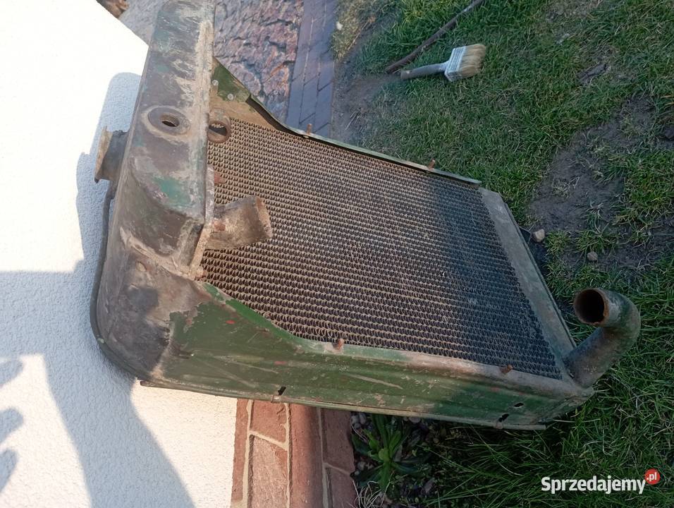 Chłodnica Ursus C 325 C325 ORYGINAŁ uszkodzony Słupca sprzedam