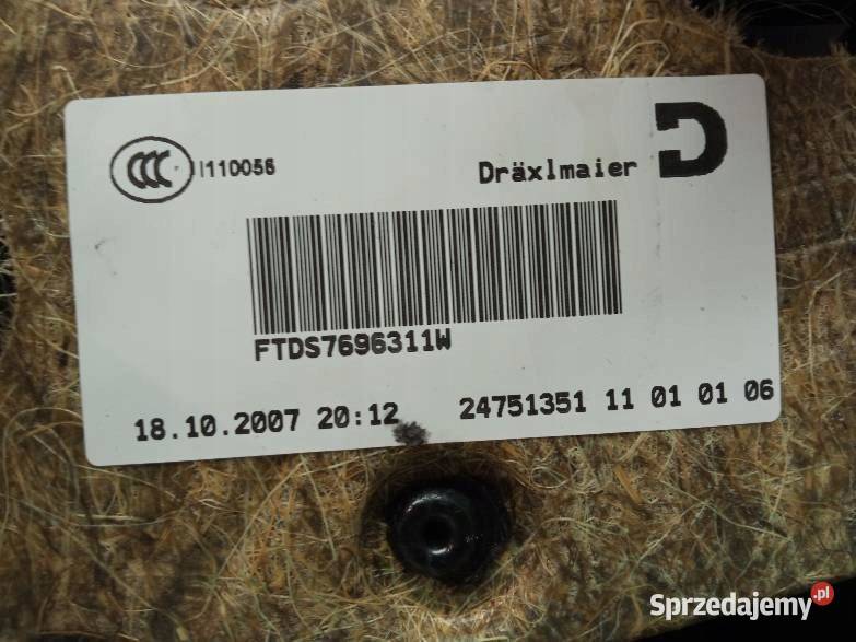 TAPICERKA BOCZEK PRAWY PRZÓD SKÓRZANA Bmw Seria