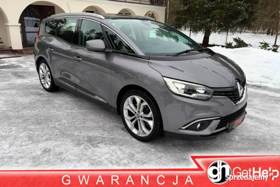 Renault Grand Scenic 12 TCe 130 7 foteli szary mazowieckie Lipówki sprzedam