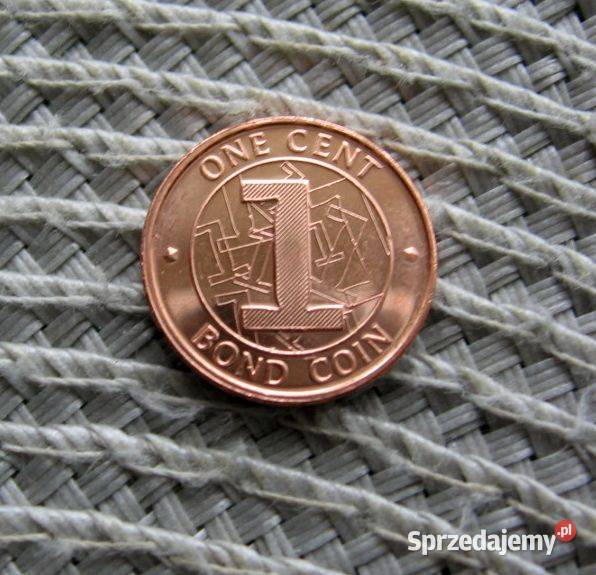 Zimbabwe 1 Cent 2014r Ładna Kalisz