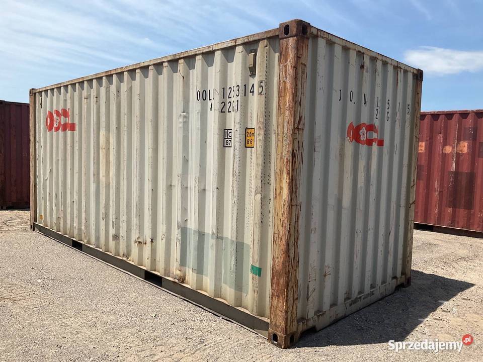 Kontener morski magazynowy 20DV 6 metrowy Magazynowanie Tarnowskie Góry
