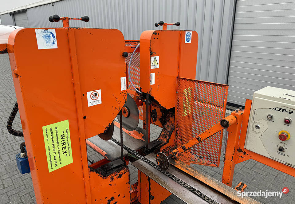 Trak pilarka 2taśmowa pionowa WIREX typ CZP2 Sierakowska Huta
