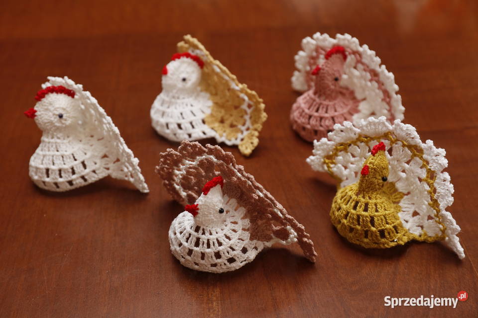 Szydełkowe ozdoby wielkanocne