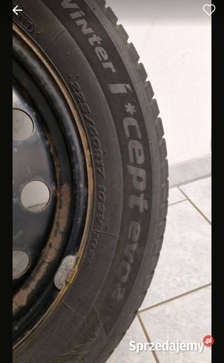 Koła zimowe 17 5x1143 ET48 opony zimowe hankook wielkopolskie Kalisz
